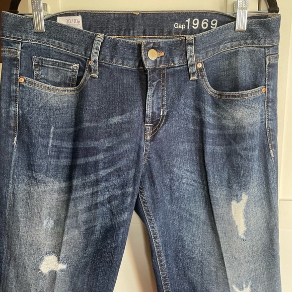 Gap 1969 Real Straight Jeans Women's Size 30P/10P - Picture 3 of 10